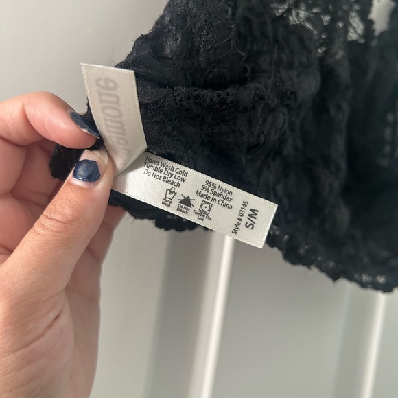 Anemone Black Lace Racerback Bralette - Picture 5 of 5